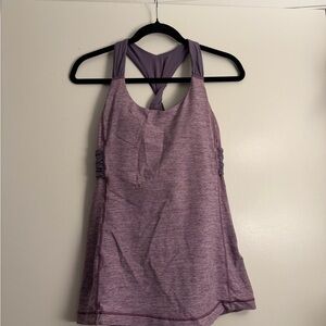 lululemon athletica Heathered Purple Tank Top